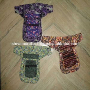 Nouvelle tendance de mode coton coloré imprimé conceptions ceinture traditionnelle sacs de taille en gros de l'Inde - Product Image 2