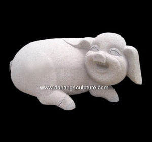 Statue de cigogne de jardin sculptée à la main de style design oriental granit de marbre intérieur et extérieur Catégorie de produit Statues-DSF-T1081 - Product Image 4