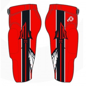Uniforme de football américain imprimé par sublimation, respirant, séchage rapide, grande taille, 100% polyester - Product Image 3