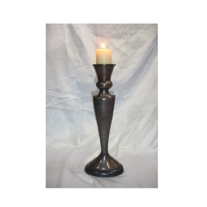 Chaude Premium pièce maîtresse bougie pilier support métal brillant polonais nickelé Offre Spéciale design classique bougeoir bougeoir - Product Image 5