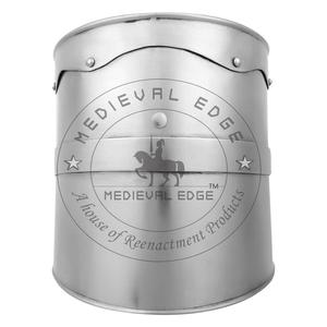 หมวกกันน็อคทองเหลืองนักรบครูเซดเดอร์ขนาดพอดีกับผู้ใหญ่ของขวัญตกแต่งบ้านสไตล์ย้อนยุคแนวชนบทบริษัทผู้ผลิตที่ใหญ่ที่สุด - Product Image 5