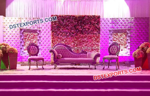 Panel de cuero para decoración de escenario, paneles de cuero occidental para boda asiática, con aspecto lujoso, con proveedores - Product Image 4