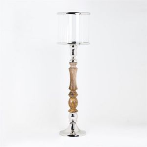 Porte-bougie en bois au design moderne et élégant - Écologique - Fait à la main - Pour Pâques et la Saint-Valentin - Personnalisable - Product Image 1