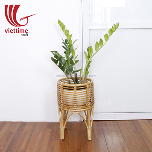 2021 Collection of Rattan <b>Plant</b> Stand Basket Wholesale Made in Vietnam <b>for</b> Everyday Use - Product Image 5