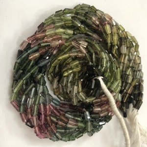 6mm 8mm tự nhiên đa dưa hấu Tourmaline đá ưa thích mặt đạn trung tâm khoan hạt Strand Nhà Máy Giá trực tuyến bây giờ thỏa thuận - Product Image 1