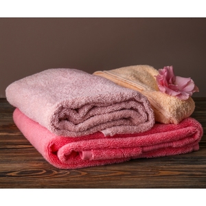 Serviettes de bain 100% coton tissées de couleur unie de style Dobby pour adultes, douces, à séchage rapide, écologiques et abordables - Product Image 5