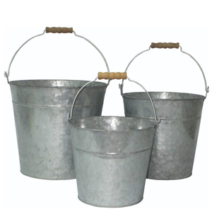 Seau de jardin suspendu en métal, livraison gratuite - Product Image 1