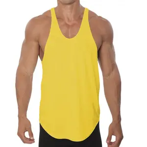 Bodybuilding Racerback Y Terug Spier Stringer Vest Tops Oversized Fitness Gym Dragen Grote Armsgaten Open Side Tanks Top Singlets Mannen