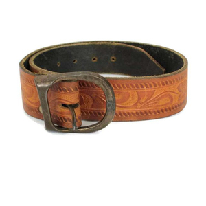 Cinturón de Algodón Moderno con Hebilla de Anillo en D en Tono Bronce, Estilo Casual, Longitud y Ancho Personalizables - Product Image 1