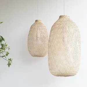 热设计竹吊灯灯罩从越南