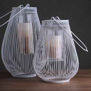 Linterna de vela de hierro para decoración del hogar y decoración de la Oficina - Product Image 3