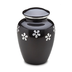 Coffin Accessories <b>Urns</b> With Aluminum Metal Silver Finished Funeral Supplies Usage Best Storage <b>Urns</b> With Lid - Product Image 6