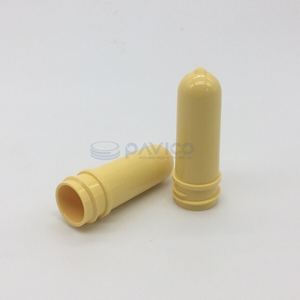20mm 6.5g préforme de bouteille pour animaux de compagnie avec 100% nouveau matériel jaune 20mm cou préforme pour animaux de compagnie - Product Image 1