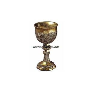 Brass Antique <b>Goblet</b> Classic Champagne Drinking <b>Glass</b> Large Bar Ware Table Decorating Serving for Party Wedding and Hotel <b>Goblet</b> - Product Image 1