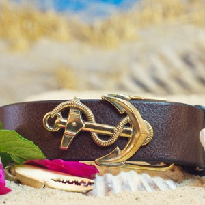 Cinturón de Cuero Anchor Hecho a Mano con Magia - Product Image 1