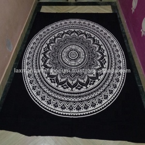 Algodón Mandala Impreso Queen Size Sábanas/Tapices Tapiz Mayorista Exportador De La India - Product Image 3