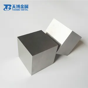 Tungsten cylinder cube column weight price and tungsten cube 1kg weight price hot sale in stock supplier from baoji tianbo metal
