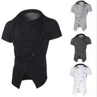 T-shirt décontracté de qualité pour homme, coupe oversize, 100 % coton tricoté, style hip-hop, écologique, séchage rapide, respirant, design personnalisé