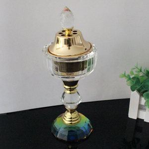 Inde Offre Spéciale cristal maison décor pour <span class=keywords><strong>bakhoor</strong></span> brûleur d'<span class=keywords><strong>encens</strong></span> - Product Image 3