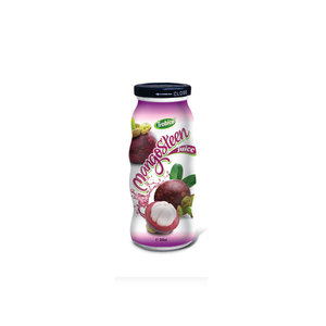 Purée de bouteille en verre de jus de mangoustan NFC de 300ml avec glucose directement du Vietnam - Product Image 2