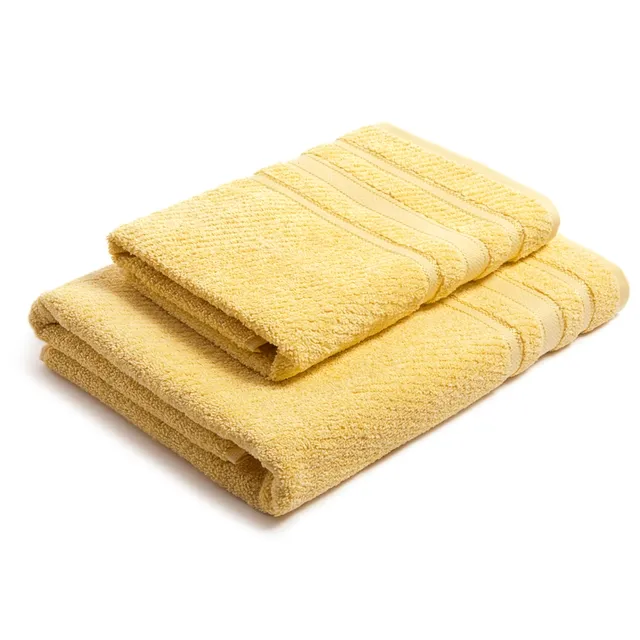 Toalla de bambú de 600 GSM, toallas de baño bordadas personalizadas para viajes deportivos, juego de toallas de lujo a precio de fábrica, exportador en India