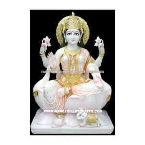 Superior Quality Marble Laxmi Maa Statue - Product Image 1