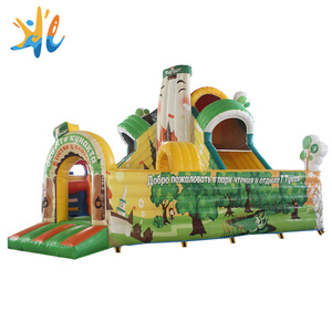 Gorila inflable Castillo, el Dios <span class=keywords><strong>de</strong></span> la riqueza Combo inflable gorila diapositiva - Product Image 1