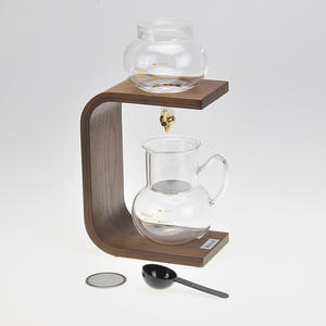 กาต้มน้ำแบบหยดมือ 2 ถ้วย แก้วใส พกพาสะดวก เป็นมิตรกับสิ่งแวดล้อม ดีไซน์ทันสมัย สำหรับชงกาแฟเย็น ลดราคาพิเศษ - Product Image 1