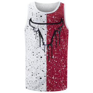 2025 OEM Custom Logo Sublimated Summer Collection Mens Singlets Tank Tops - Product Image 1