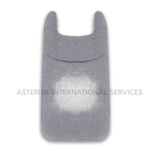 Pochette de téléphone portable en feutre écologique faite à la main avec fermeture ouverte sac à main/couverture mobile avec motif uni en plusieurs couleurs du Népal - Product Image 4