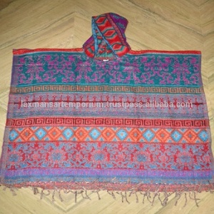 Poncho en laine de styliste pour femmes, pour la saison d'hiver - Product Image 4