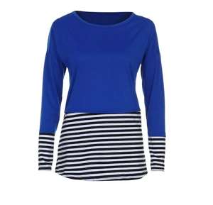 T-shirt décontracté à manches longues et col rond pour femme, mode d'hiver, 100% coton, tissu tricoté, fabriqué au Bangladesh - Product Image 2