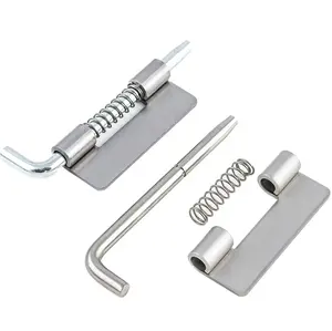 HL-205-SS Stainless Industrial Electrical Cabinet Door Hinge Loose Pin Offset Detachable Removable Spring Loaded Lift Off Hinge