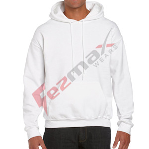 Sweat à capuche imprimé personnalisé pour hommes de grande taille 100% coton motif solide poly polaire tissé tissage à la mode anti-rétrécissement anti-rides - Product Image 5