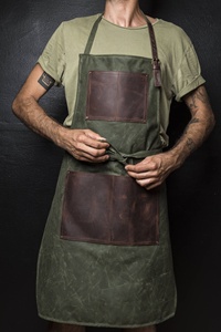 Travail un Utilitaire Barber & Coiffeur Barista Tablier En Toile TRM-0036 - Product Image 4