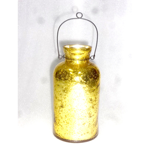 Nouveau bougeoir en verre votif au mercure doré pour mariage/fêtes - Product Image 6