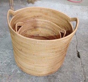 Panier de rangement en rotin écologique, panier de haute qualité, du Vietnam, livraison gratuite - Product Image 1