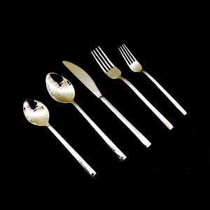 Juego de cubiertos de muebles para el hogar Juego de cubiertos de acero inoxidable de 5 piezas - Product Image 1