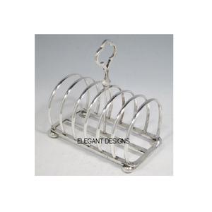 Soporte para tostadas de metal de alta calidad hecho a mano, nuevo diseño de lujo único para almacenamiento decorativo de mesa, venta al por mayor - Product Image 1