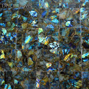 Labradorite Gemstone Tile Labradorite Granite Tile Labradorite Slab Tile Semi Precious Gemstone Slab - Product Image 2