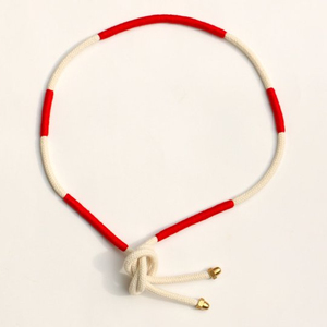 Rope <b>Belt</b> for Women <b>Red</b> WhiteHandmade Happiness - Product Image 1