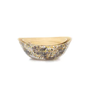2019 homeware crafts coconut shell bowl natural lacquer bowl vietnam new style decoration