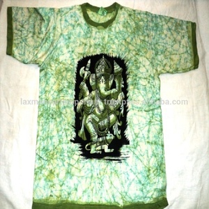 เสื้อยืดพิมพ์ลายเทพเจ้าอินเดีย,ผ้าบาติก - Product Image 1