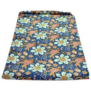 Top Selling <b>Small</b> Floral Cotton Block Printed Eco-friendly Indian Voile Fabric for <b>Bag</b> Shirt Sewing Handmade Multi Color Throw - Product Image 1