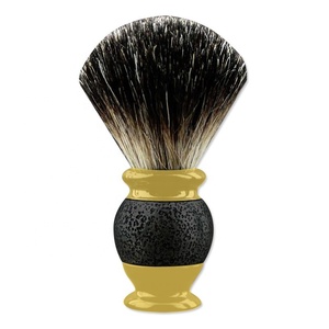 Juego de brochas de afeitar Pure Badger con mango de metal duradero y lujosa aleación de aluminio empaquetada en una elegante caja de regalo - Product Image 6