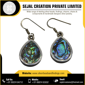 Boucles d'oreilles en argent sterling 925 avec pierres précieuses pour les occasions de mariage - Product Image 5