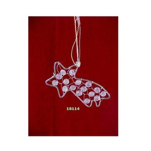 Adorno colgante de Navidad con cuentas blancas para el festival del hogar, sala de estar, balcón y decoración de la habitación Pooja - Product Image 1