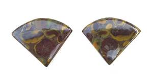 Designer Collection de cabochons de jaspe blanc naturel lisse en forme de fantaisie pierres précieuses en vrac pour la coupe de style de bijoux - Product Image 3