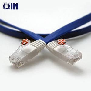 Fire resistance Flexible Flat <strong>FTP</strong> Cat6a <strong>Patch</strong> <strong>Cord</strong> with RJ45 connector - Product Image 2