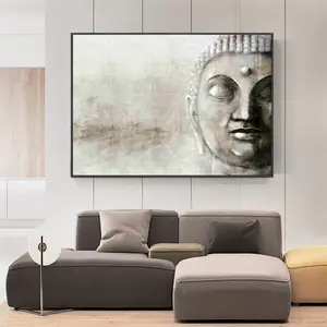 Customer Design Canvas Handpainted 3d Lenticular Buddha Picture On Wall